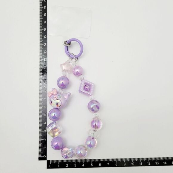 Brand New Handmade Kuromi Phone Charms Keychain - Picture 7 of 8